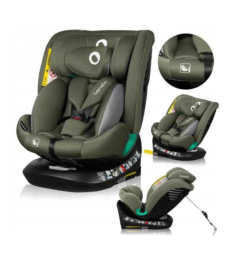 Lionelo Bastian One i-size Κάθισμα Αυτοκινήτου 40-150cm Olive Green