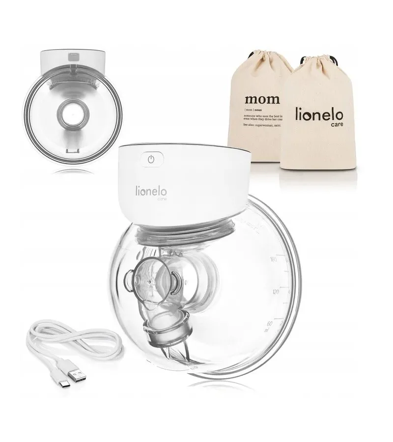 Lionelo Fidi Free Simple Ηλεκτρικό Ασύρματο Θήλαστρο White