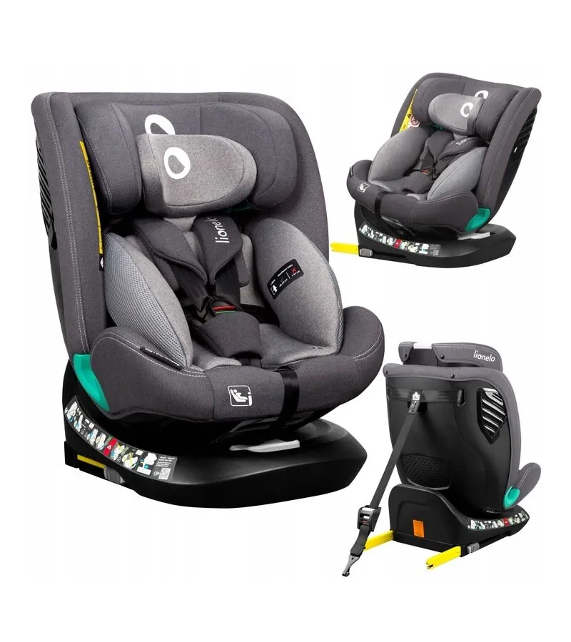 Lionelo Bastian One i-size Κάθισμα Αυτοκινήτου 40-150cm Gray Stone