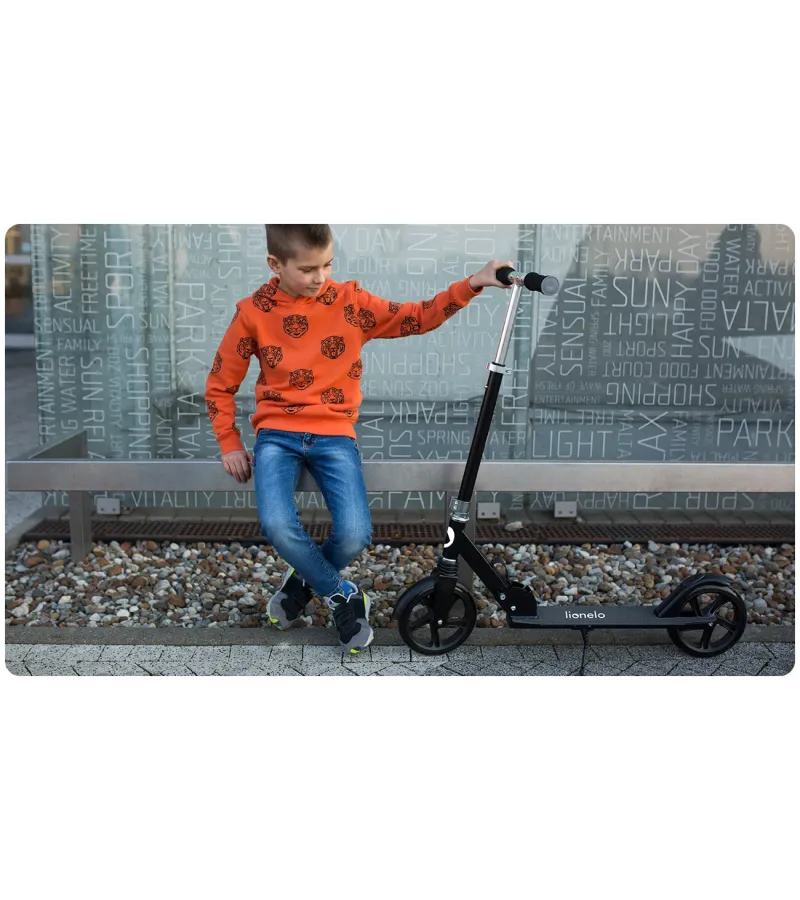 Lionelo Luca Πατίνι Πτυσσόμενο Black Carbon Pink