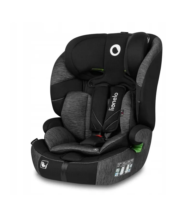 Lionelo Levi One i-size Κάθισμα Αυτοκινήτου 9-36kg Black Gray