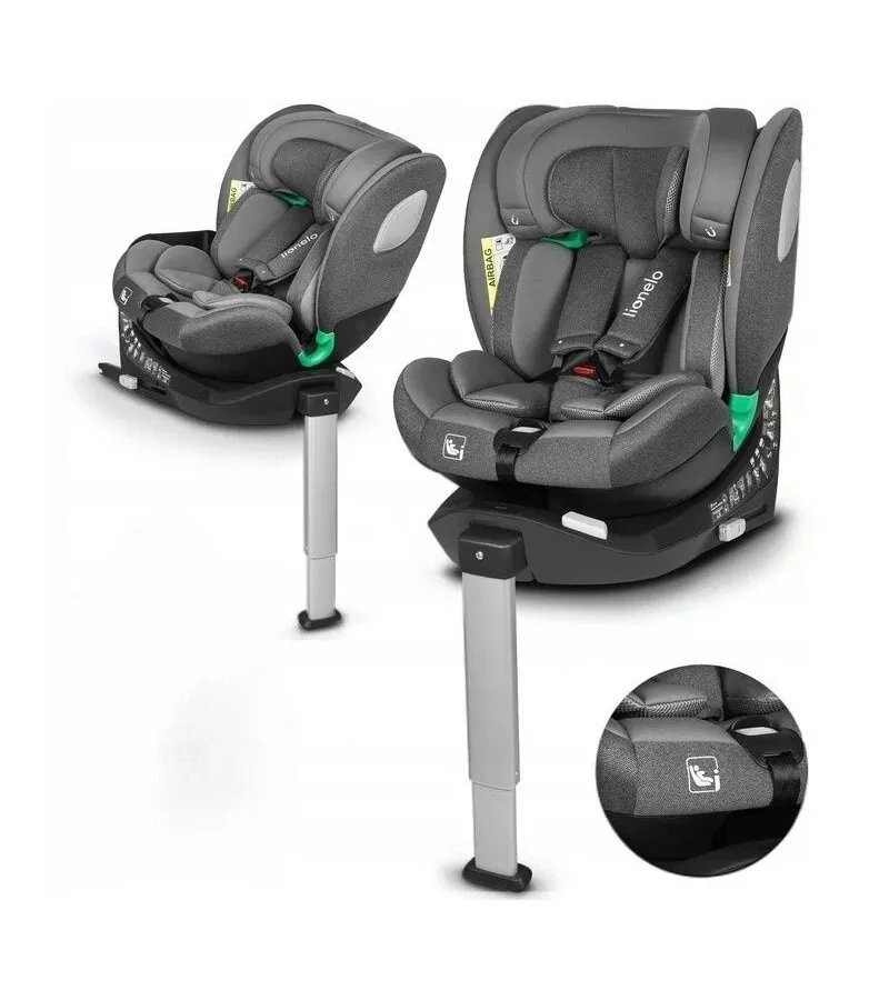 Lionelo Braam i-Size κάθισμα αυτοκινήτου 40-150 cm isofix Gray Stone