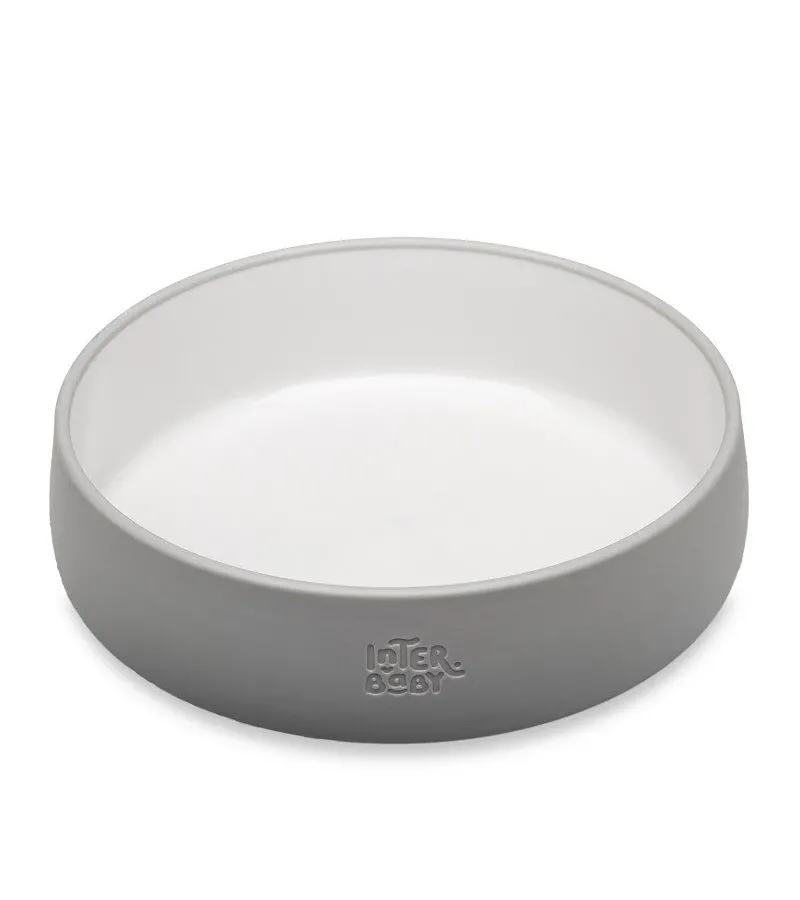 Interbaby Παιδικό Σετ Φαγητού Petrol Grey
