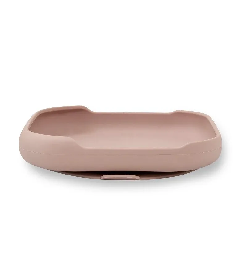 Interbaby Αντιολισθητικό Πιάτο Σιλικόνης Pink