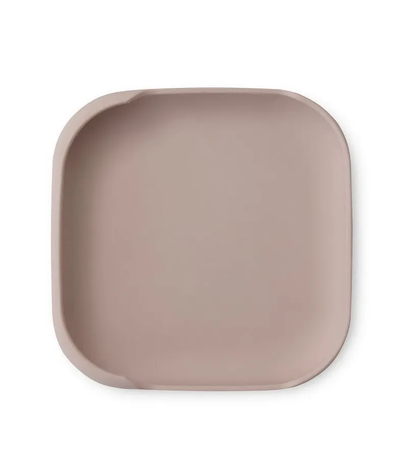 Interbaby Αντιολισθητικό Πιάτο Σιλικόνης Pink