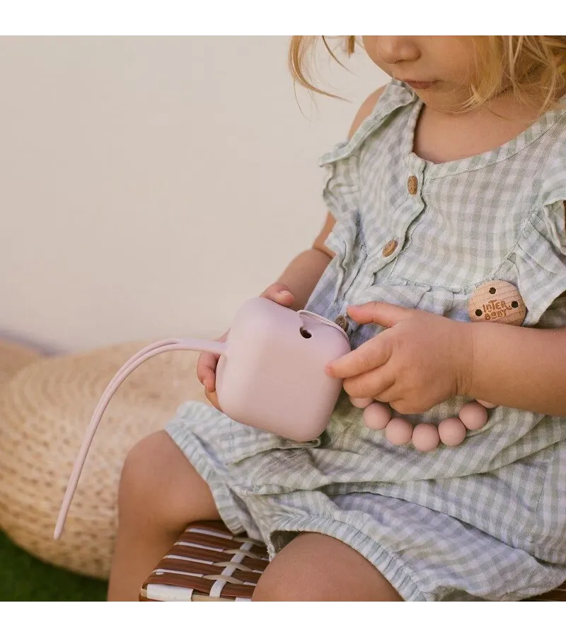 Interbaby Θήκη Πιπίλας Σιλικόνης Grey