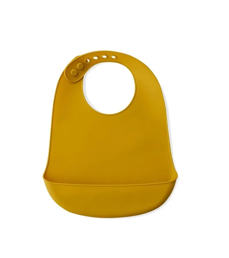 Interbaby Σαλιάρα Σιλικόνης Orange SI002-75