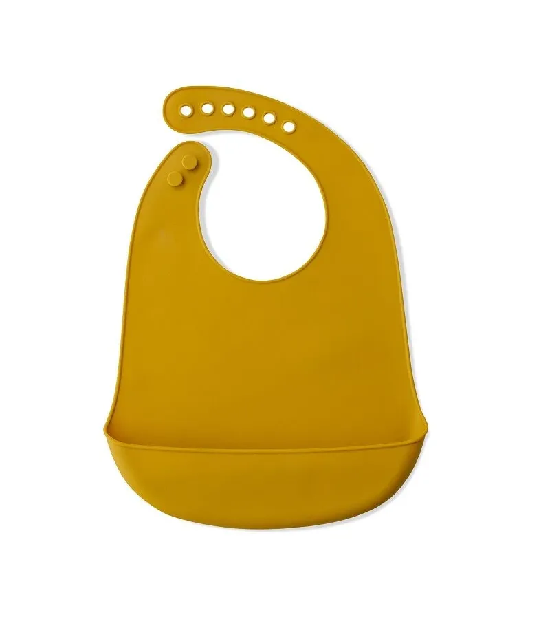 Interbaby Σαλιάρα Σιλικόνης Orange SI002-75