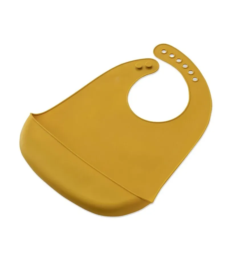 Interbaby Σαλιάρα Σιλικόνης Orange SI002-75