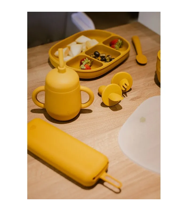 Interbaby Σαλιάρα Σιλικόνης Orange SI002-75