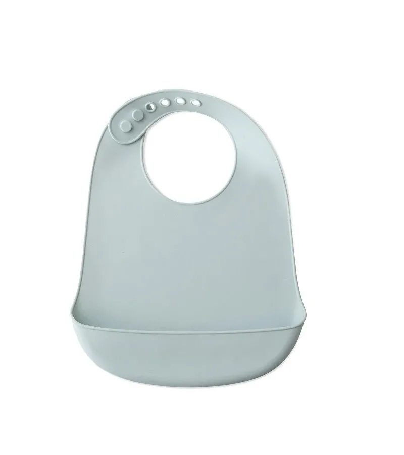 Interbaby Σαλιάρα Σιλικόνης Blue SI002-73