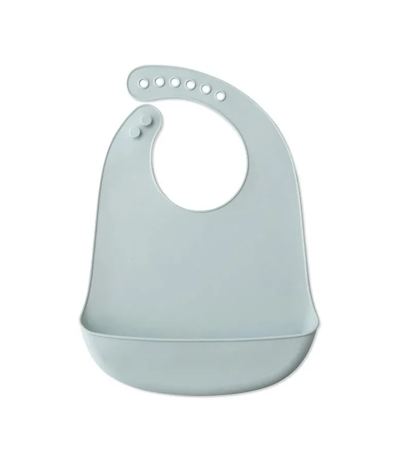 Interbaby Σαλιάρα Σιλικόνης Blue SI002-73