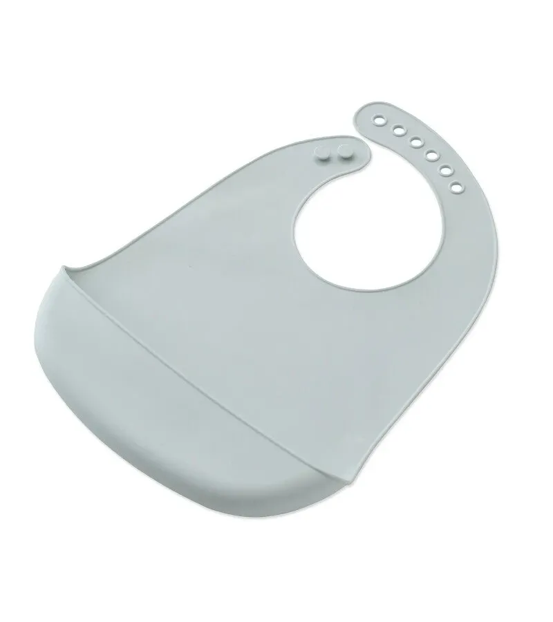 Interbaby Σαλιάρα Σιλικόνης Blue SI002-73