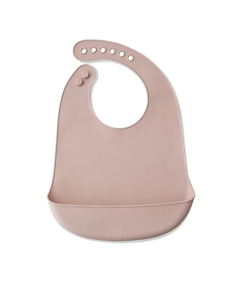Interbaby Σαλιάρα Σιλικόνης Pink SI002-66