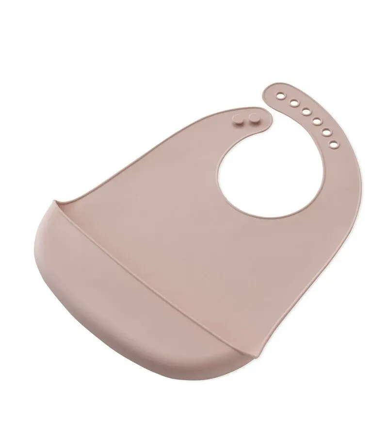 Interbaby Σαλιάρα Σιλικόνης Pink SI002-66