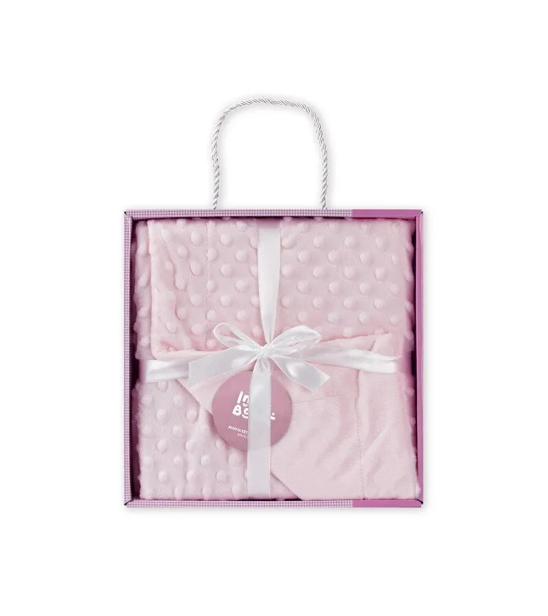 Interbaby Κουβέρτα Αγκαλιάς 80X110 Coral Flecce Pink