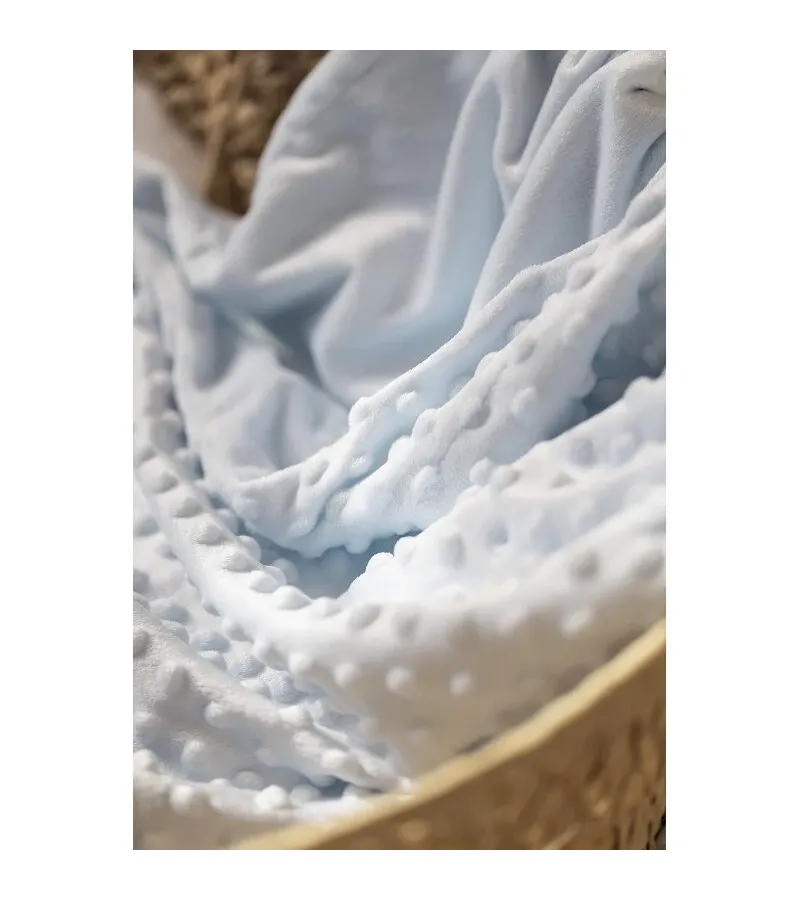 Interbaby Κουβέρτα Αγκαλιάς 80X110 Coral Flecce Blue