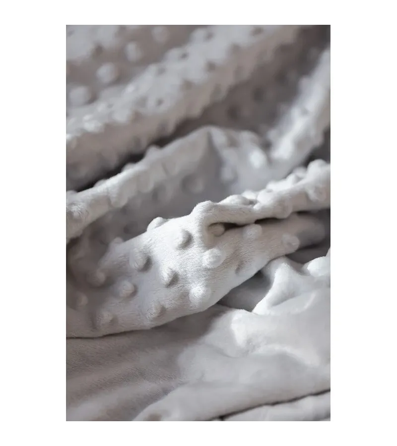 Interbaby Κουβέρτα Αγκαλιάς 80X110 Coral Flecce Grey