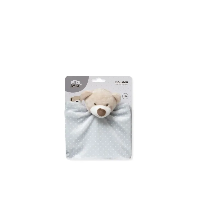 Interbaby Dou-Dou Osito Πανάκι Παρηγοριάς Grey
