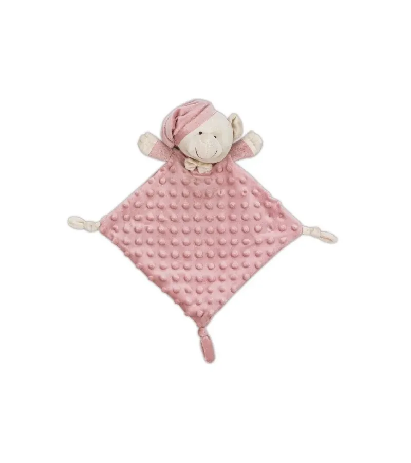Interbaby Dou-Dou Bear Πανάκι Παρηγοριάς Rosa Palo DU003RP