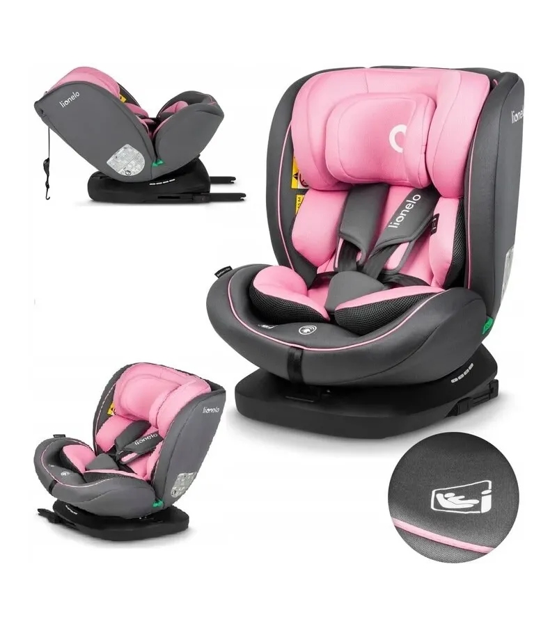 Lionelo Bastian i-Size Kάθισμα Aυτοκινήτου 40-150cm Pink Rose