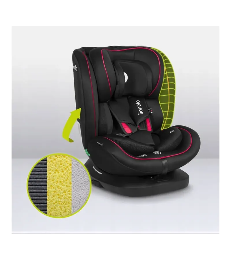 Lionelo Bastian i-Size Kάθισμα Aυτοκινήτου 40-150cm Black Red
