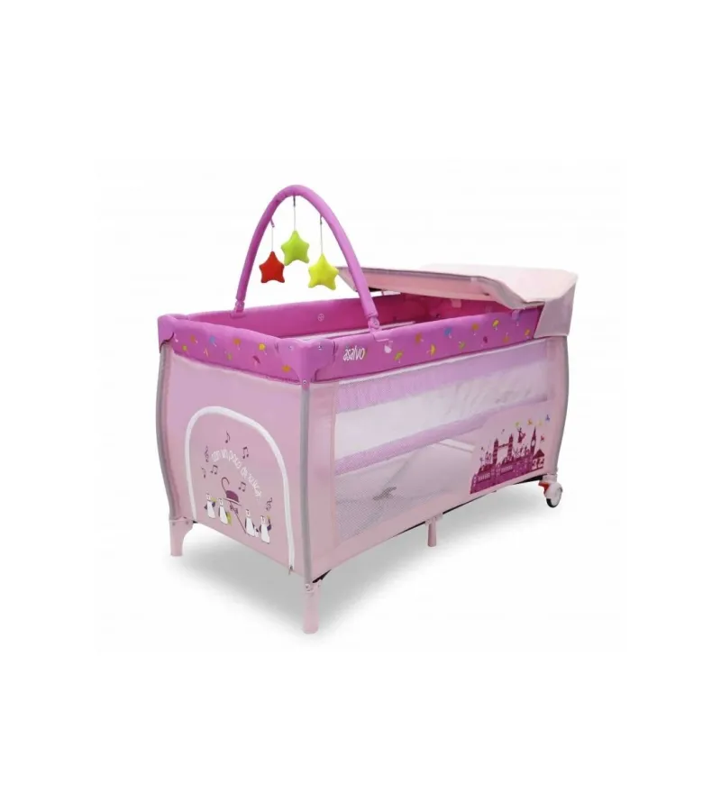 Asalvo Mix Plus Παρκοκρέβατο London Pink
