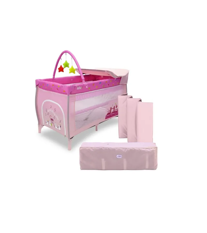 Asalvo Mix Plus Παρκοκρέβατο London Pink