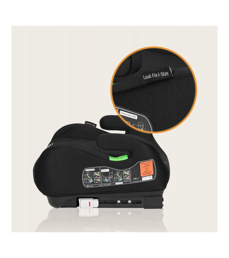 Lionelo Luuk Fix i-Size κάθισμα αυτοκινήτου isofix 22-36kg Gray Stone