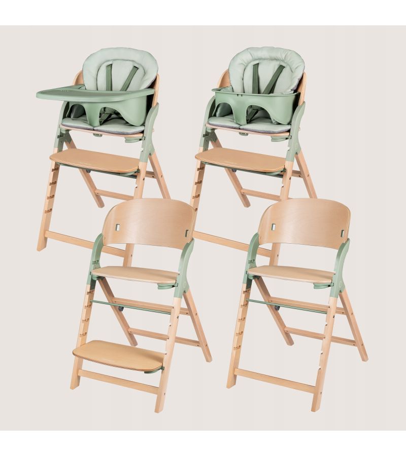 Lionelo Megan Καρεκλάκι Φαγητού 3 σε 1 Green Wood