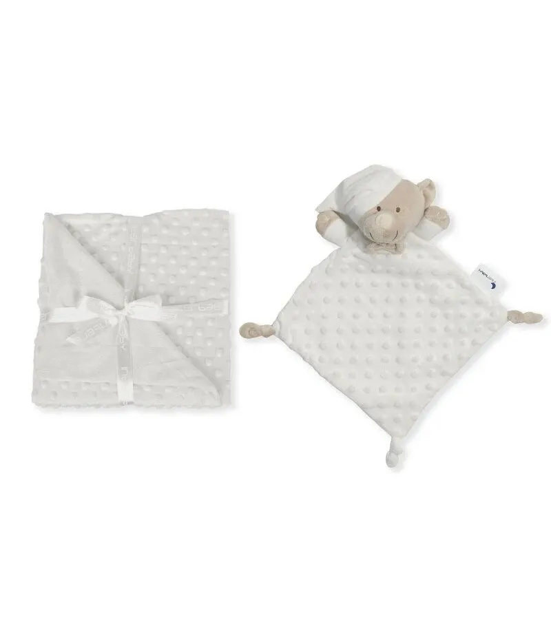 Interbaby Bear Κουβέρτα Αγκαλιάς 80X110 & Dou Dou Beige