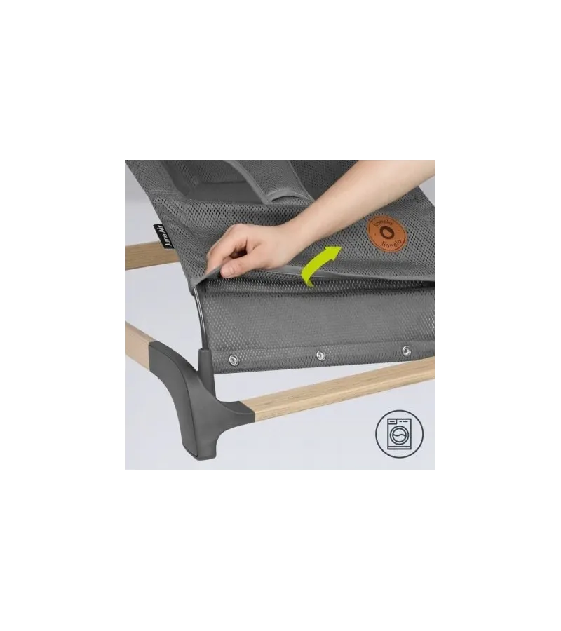 Lionelo June Air Βρεφικό Ρηλάξ Gray Graphite