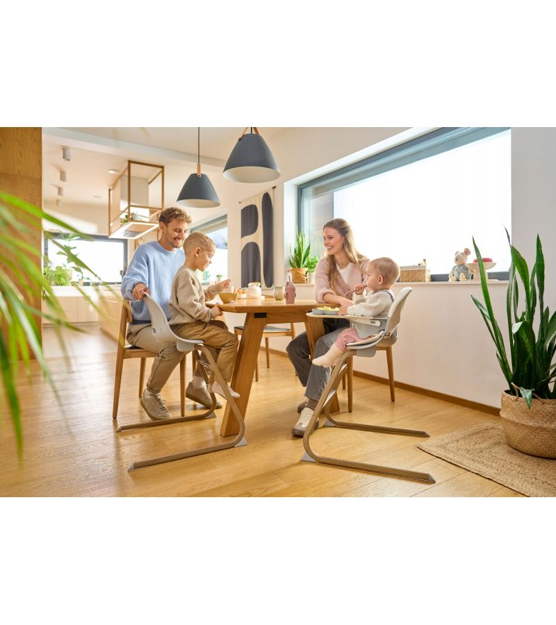 Lionelo Dalia Set Καρεκλάκι φαγητού & Relax 4 σε 1 Gray Stone