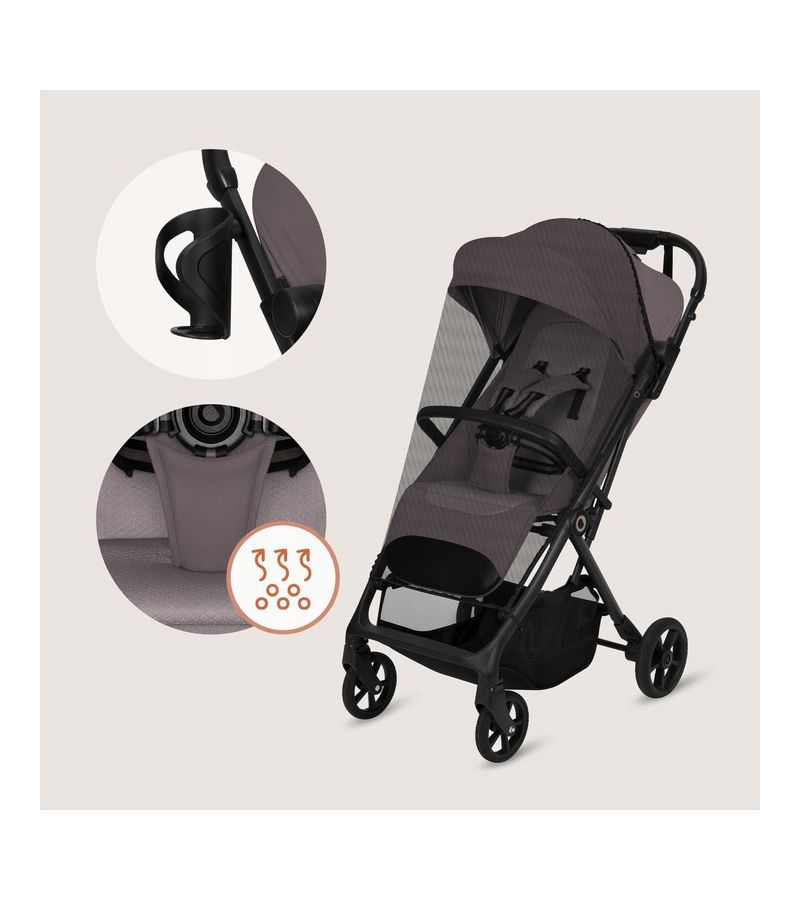 Lionelo Tansi Καρότσι Ταξιδίου έως 22kg Beige Taupe
