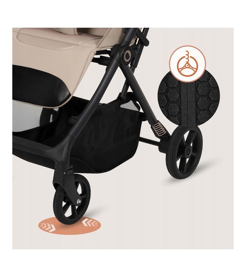 Lionelo Tansi Καρότσι Ταξιδίου έως 22kg Beige Sand