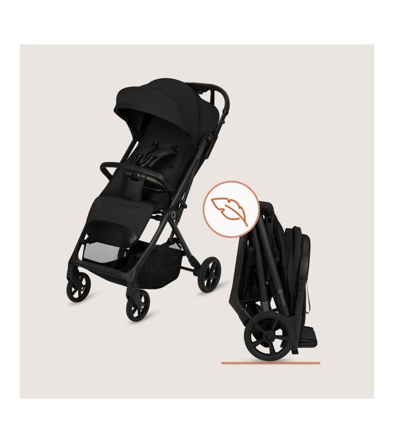 Lionelo Tansi Καρότσι Ταξιδίου έως 22kg Black Onyx
