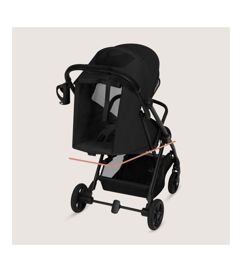 Lionelo Tansi Καρότσι Ταξιδίου έως 22kg Black Onyx