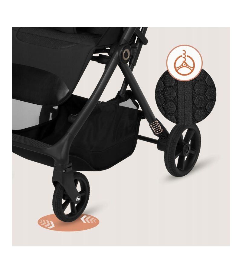 Lionelo Tansi Καρότσι Ταξιδίου έως 22kg Black Onyx
