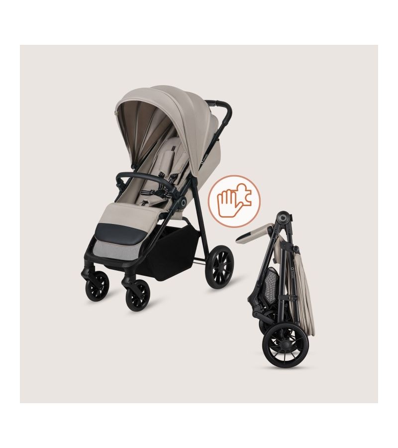 Lionelo Emerald Καρότσι Ταξιδίου έως 22kg Beige Sand