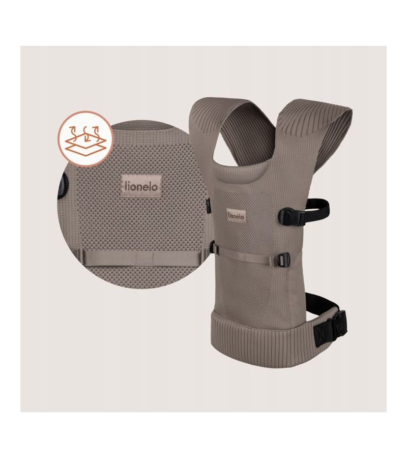 Lionelo Mabel Εργονομικός Μάρσιπος Έως 15Kg Beige Taupe