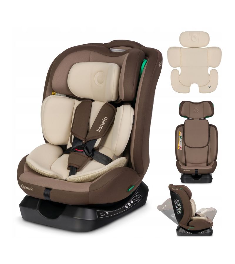 Lionelo Aart i-size Κάθισμα Αυτοκινήτου 40-150cm Beige Chocolate