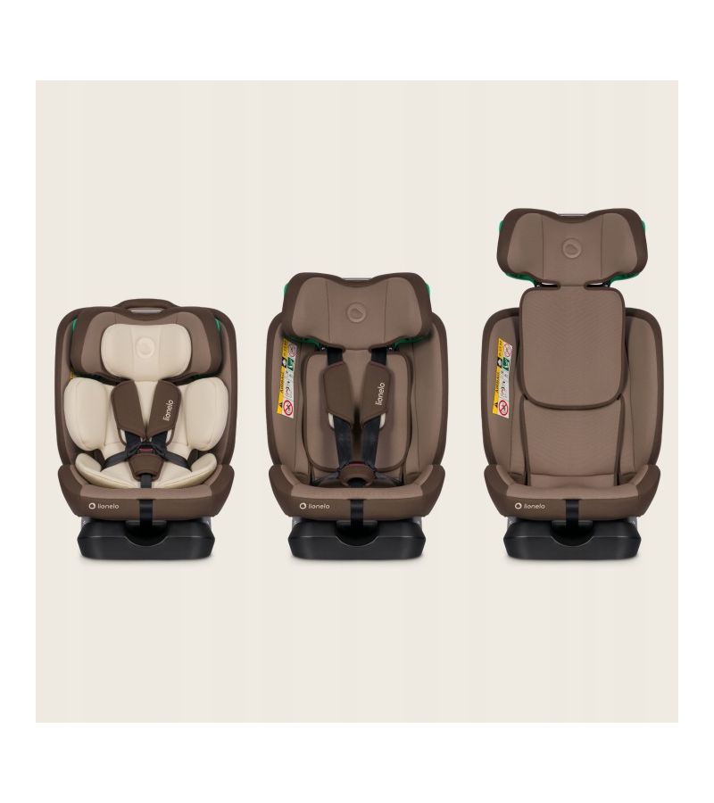 Lionelo Aart i-size Κάθισμα Αυτοκινήτου 40-150cm Beige Chocolate