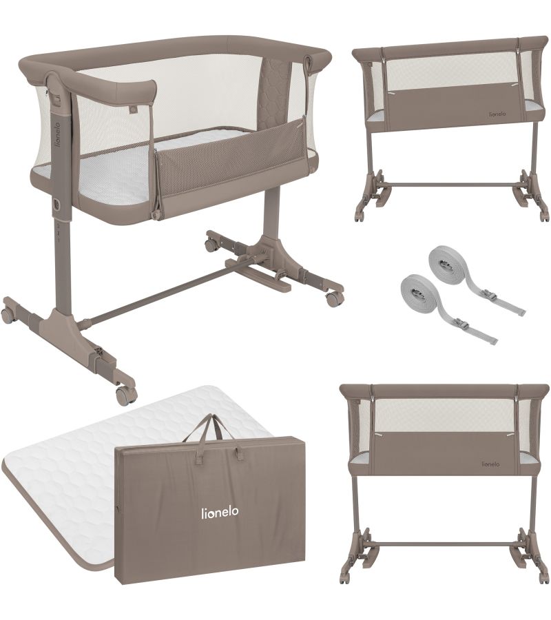 Lionelo Pari Λίκνο Συγκοίμησης Beige Taupe