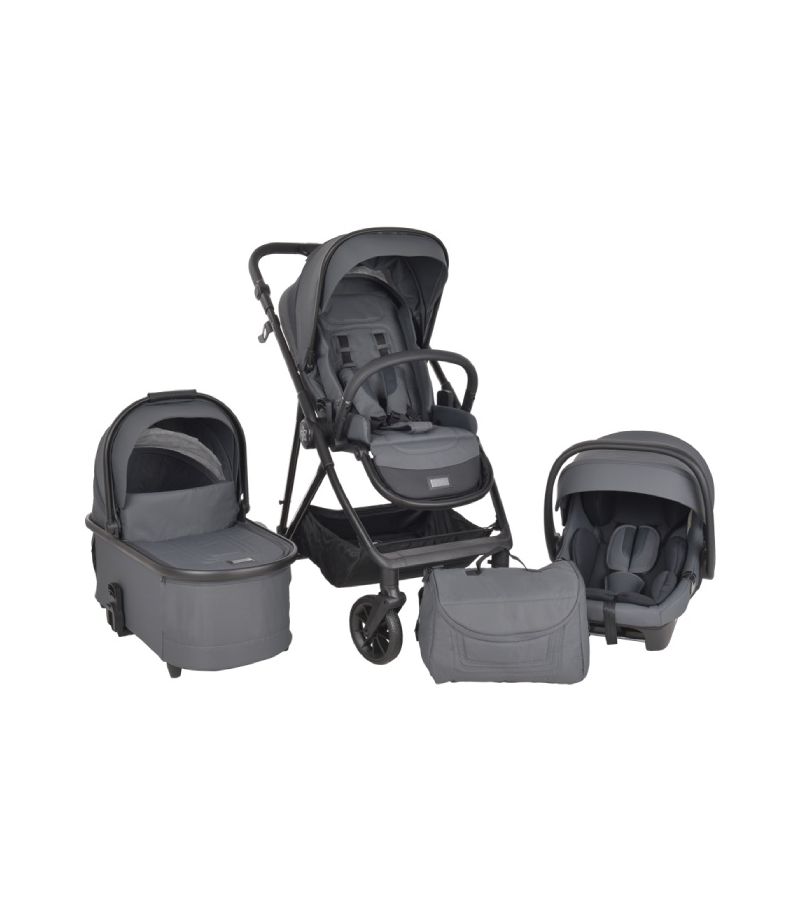 Πολυκαρότσι 3 σε 1 BEBE STARS Dione Titanium Grey 334-186