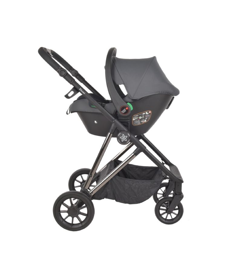 Πολυκαρότσι 3 σε 1 BEBE STARS Dione Titanium Grey 334-186