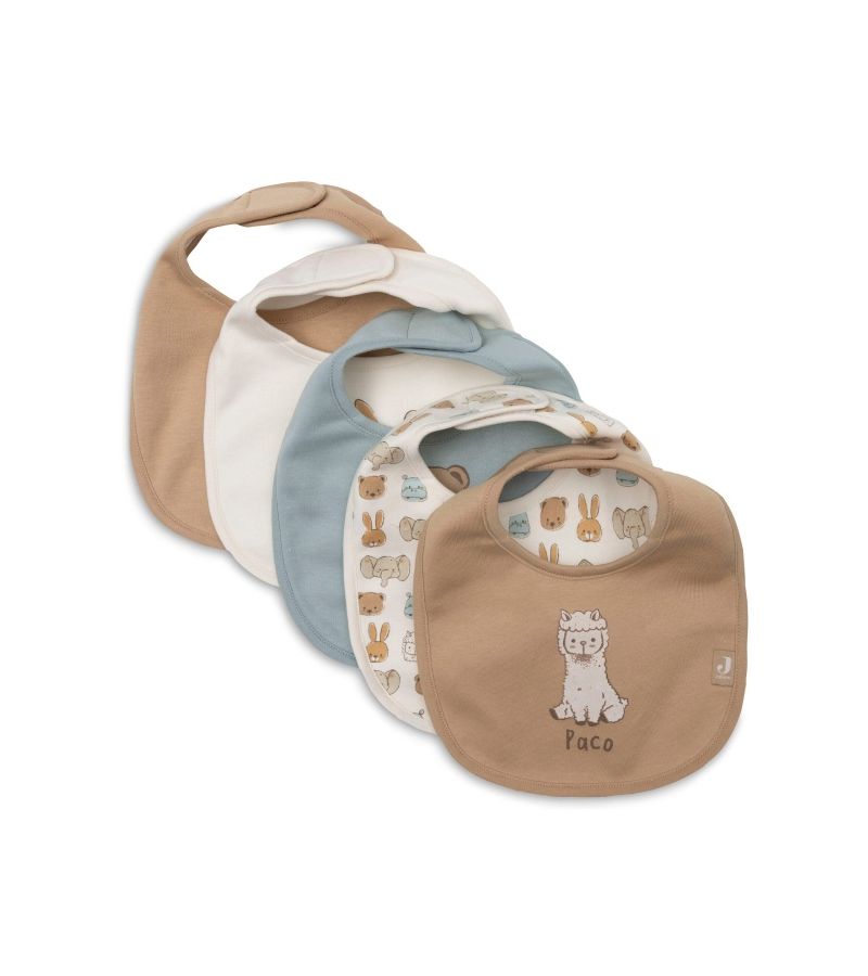 JOLLEIN Σετ 5 Αδιάβροχες Σαλιάρες Jersey Jollies με Velcro 029-566-68196