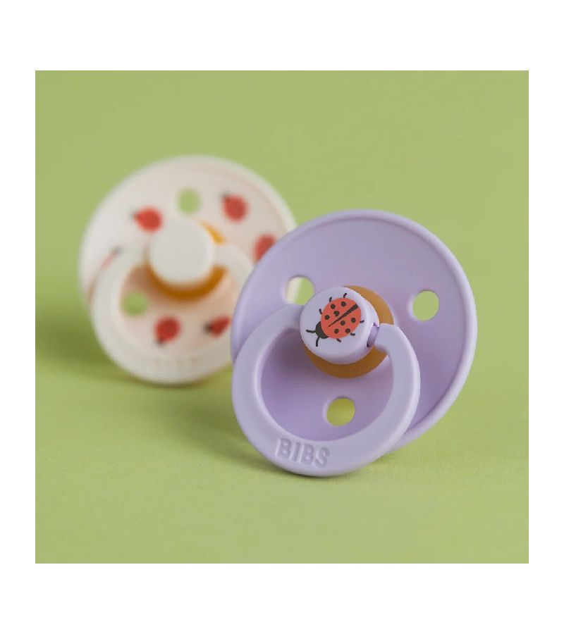Πιπίλες BIBS Colour Ladybug - Violet Sky/Petal Latex 11025103