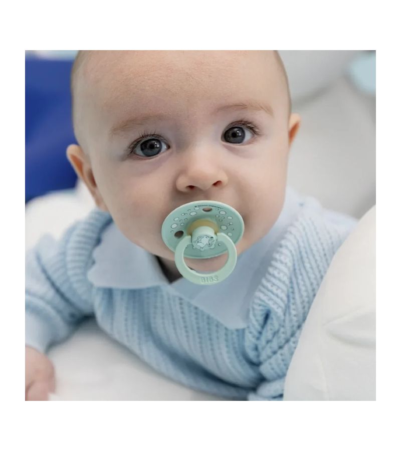 Πιπίλες BIBS X MOOMIN Colour Sailing Nordic Mint Mix 1 Latex 0+ μηνών 11030101