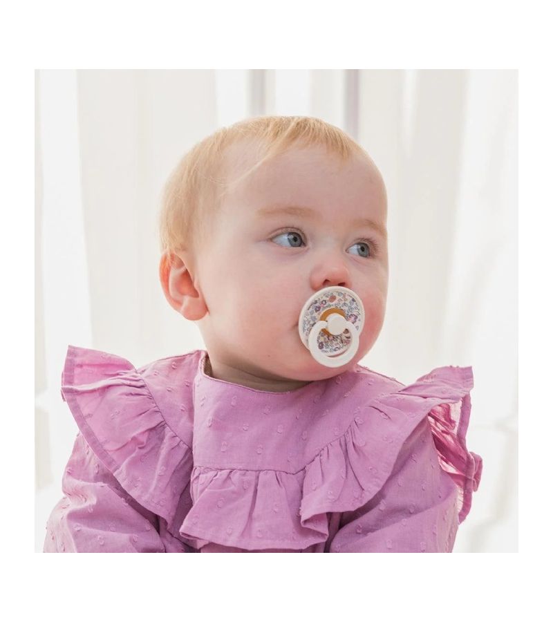 Πιπίλες BIBS x LIBERTY 2τμχ Latex Capel - Sage 0+ 11010103