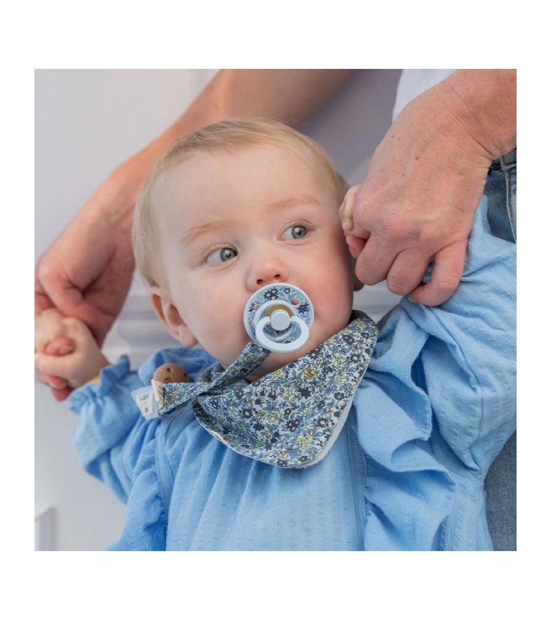 Πιπίλες BIBS x LIBERTY 2τμχ Latex Capel - Sage 0+ 11010103